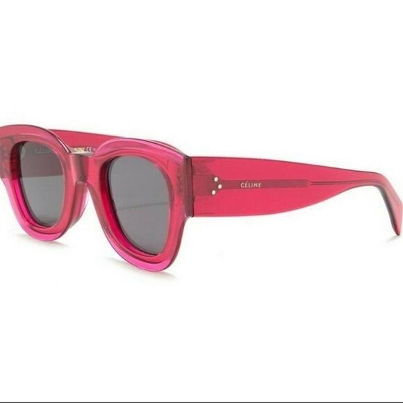 Céline Zoe Fuchsia Pink Crystal Sunglasses - Picture 8 of 8
